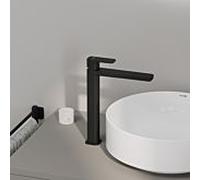 Mitigeur monocommande pour lavabo RENON Kludi DN 15 422983975 sans garniture de vidange , noir mat