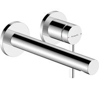 Mitigeur monotrou hansgrohe Zesis S encastré pour montage mural avec bec 19,4 cm, chrome