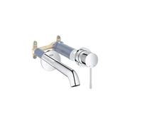Mitigeur mural lavabo Essence Taille M chromé avec corps encastré