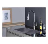 Mitigeur pour évier de cuisine avec douchette bi-jets chrome ALTO PREMIUMS - CRISTINA ONDYNA KU53051