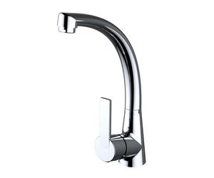 Mitigeur pour évier NF Smart EcoNature Cold Open C3 avec bec en forme de tube - 280 mm - Chromé - STANDARD HIDRAULICA - 99265C
