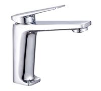 Mitigeur pour lavabo AMANZI chromé avec vidage clic-clac ABS - THEWA AMZ15