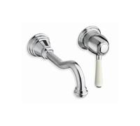 MITIGEUR POUR LAVABO ART ELITE MURAL 2 TROUS ENCASTRE CHROME + VIDAGE UP & DOWN - CRISTINA ONDYNA AE23151