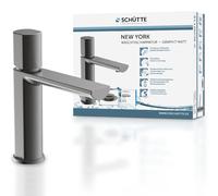 Mitigeur pour lavabo en graphite avec mécanisme de vidange à clapet