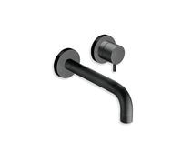 Mitigeur pour lavabo mural saillie 18 cm BLACKMAT TRIVERDE - CRISTINA ONDYNA TV25713