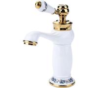 Mitigeur rétro couleur bronze pour salle de bains et cuisine (eau chaude/froide)