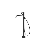 Mitigeur sur pied pour baignoire et douche1 colonne verticale Noir mat - TRES 26247005NM