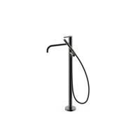 Mitigeur sur pied pour baignoire et douche1 colonne verticale Noir Métallisé - TRES 26247005KM