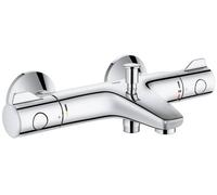 Mitigeur thermostatique baignoire Grohtherm 800 montage mural chromé