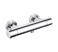 Mitigeur thermostatique de douche - EDOUARD ROUSSEAU - Garance 3 - Corps froid - Adapté à toute production d’eau chaude - Chromé