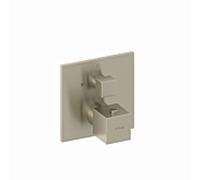 Kludi Decus - Mitigeur thermostatique de douche encastré, nickel brossé 54885N575