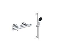 - Mitigeur thermostatique douche Grohtherm 800 + barre de douche + porte savon + douchette Tempesta