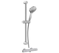 mitigeur thermostatique douche mural July+ ( barre et douchette ) Chrome - JACOB DELAFON - E35682-9-CP