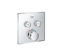 GROHE Mitigeur bain-douche encastré Grohtherm SmartControl avec thermostat StarLight Chrome 29124000