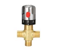 Mitigeur thermostatique réglable en laiton pour salle de bain - Contrôle de la température pour chauffage domestique