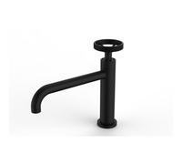 Mitigeur type industriel pour lavabo HANUM noir sans vidage - THEWA HAN15N