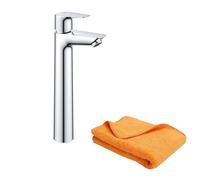 Mitigeur vasque GROHE Quickfix StartEdge avec bonde taille XL + microfibre