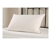 Mitre de Luxe en Microfibre Taie D'Oreiller 100% Coton Garni de Confort en Microfibre Blanc, Soft. Weight: 800g. 48(W) x 74(L) cm