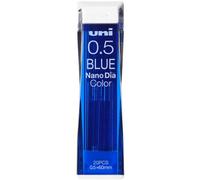 Uni Color Porte-mines 0,5 mm Mine, Nanodia, Bleu, Mine 0,5 mm, Noyau 5 mm [Bleu] 202NDC. 33