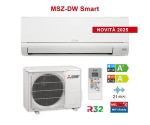 Mitsubishi MSZ-DW50VF + MUZ-DW50VF Climatiseur 18000BTU 5kw R32 Inverter