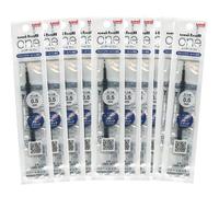 Mitsubishi Pencil Ink Refills for One P - One F Gel Pens • 0,5 mm • Blue-Black Ink • Lot de 10 [UMR-05S]