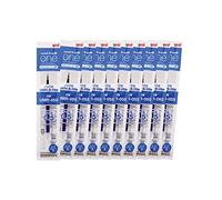 Mitsubishi Pencil Ink Refills for One P - One F Gel Pens • 0,5 mm • Blue Ink • Set of 10 [UMR-05S]