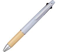 Mitsubishi Pencil MSXE5200B5.79 Jetstream 4&1 Bamboo 0,5 Stylo multifonction, Bleu-gris
