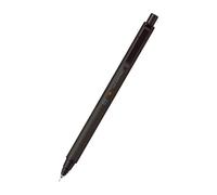 Mitsubishi Pencil Uni Kuru Toga M5KH1P.24 Porte-mines Rotation automatique de la mine Pointe fine 0,5 mm Corps en métal Nocturne Noir