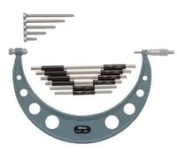 Mitutoyo 104-138 Micromètre extérieur avec 6 interchangeables pas aux normes et 6, 15,2-30,5 cm Range, 0 cm Graduation