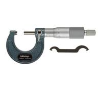 Mitutoyo MIT103-129 Micromètre avec graduation de 0,001 mm, plage de 0 mm-25 mm