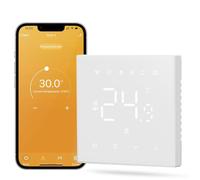 MIUCDA Thermostat de Chauffage Smart, WiFi pour Chauffage au Sol à Eau, d'ambiance programmable numérique Thermostat Connecté Mural Compatible avec Alexa, Google Home