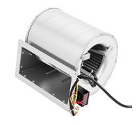 MIUKYUI Ventilateur centrifuge à charge lourde 840 m3/h Ventilateur industriel 150 W pour ventilation d'usine 1300 tr/min avec roulements et boîtier galvanisé pour ventilation et refroidissement