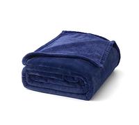 MIULEE Couverture Douce Bleu Canapé Lit 150x200cm 1Pz | Couverture Plaid Velvet Peluche Moelleuse Réversible Dou Sofa Canapé Lit Microfibre Léger Souple Chaude Douce
