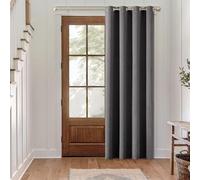MIULEE Rideau Occultant Thermique Salon Oeillets Lot de 1 200x260cm Gris | Tissu occultant thermique pour salon et chambre, aide à réduire lumière, chaleur et froid.