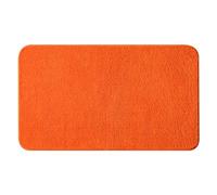 MIULEE Tapis Salle de Bain Tapis Antidérapant Orange 50x80cm | d'Entrée Tapis de Douche Absorbant Tapis Moelleux Microfibre WC Toilette Baignoire Sortie Cuisine Salon Chambre