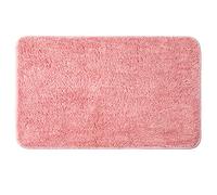 MIULEE Tapis Salle de Bain Tapis Antidérapant Rose 50x80cm | d'Entrée Tapis de Douche Absorbant Tapis Moelleux Microfibre WC Toilette Baignoire Sortie Cuisine Salon Chambre