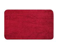 MIULEE Tapis Salle de Bain Tapis Antidérapant Rouge 50x80cm | d'Entrée Tapis de Douche Absorbant Tapis Moelleux Microfibre WC Toilette Baignoire Sortie Cuisine Salon Chambre