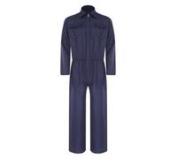Miutii Combinaison de travail mécanique pour homme - Combinaison de travail - Combinaison de travail - Combinaison de peinture - Atelier - Vêtement de travail, bleu marine, XXL