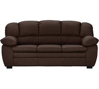 Mivano Fauteuil en Cuir synthétique, Marron, Rétro, 191 x 92 x 88 cm, Canapé, Brown