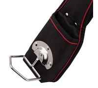 MIVOS Porte-marteau - Porte-marteau pour ceinture avec anse mobile en acier - Pendentif pour marteau avec passant pour ceinture - Etui pour marteau pour couvreurs et charpentiers - Porte-marteau
