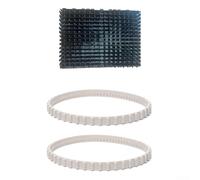 Mixabloem 2 x RCX23002 avec 1 rouleau brosse RCX26008, courroies d'entraînement en caoutchouc pour Hayward pour TigerShark Plus QC Series Robot Nettoyeurs RC9950 RC9990A