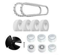 Mixabloem Kit de pièces de nettoyage de piscine, 9995266-R1 9985006-r2 6101611-r4 3884997-R6 pour Dolphin pour Saturn Z5 Active pour T15 T35 T45 T55i