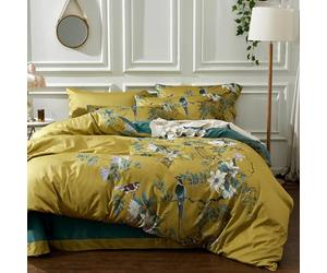 mixinni Parure de lit avec Housse de Couette en Coton Doux avec Fermeture éclair et Liens pour Homme et Femme - Ultra Doux, Respirant, Facile d'entretien