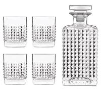 Mixology Whiskey Set 5pcs Carafe 75cl - 4x Gobelet D.o.f. 38 illiet - Bormioli