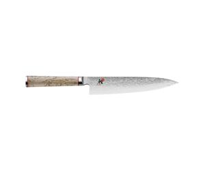 MIYABI BIRCHWOOD 5000MCD Gyutoh 20 cm, Brun, Bouleau