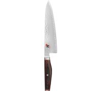 Zwilling Couteau de chef Miyabi 6000MCT Gyutoh Lame 20 cm Acier brun Manche bois de pakka