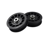 Mizoneparts Lot de 2 poulies de renvoi plates 110-6775 280-469 compatibles avec les modèles Toro Z4200 Z4202 Z4220 Z4235 Z5000 Z5020 Z5030 Z5035 Z5040 Z5060 TimeCutters 233 510 3 3510 71254 71255
