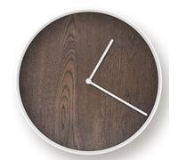 MJ01 Horloge murale Petite Janua Blanc - Chêne fumé huilé blanc - JANUA MJ01 W RAUCH W GEOL