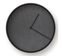 MJ01 Horloge murale Petite Janua Noir - Chêne laqué noir - JANUA MJ01 SCHW SCHW LACK