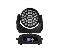 MJFVN 36x18W LED Wash Moving Head Lighting Button Version RGBWA + UV Couleur for Disco Nightclub Wedding